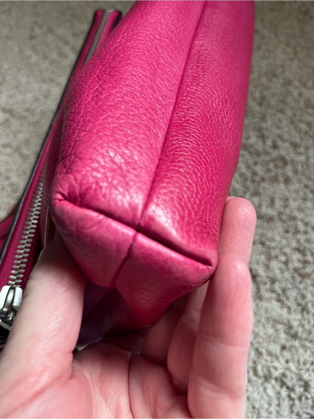 Coach Pink Leather Crossbody Bag - Picture 11 of 13